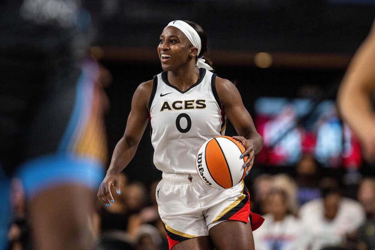 Jackie Young Las Vegas Aces