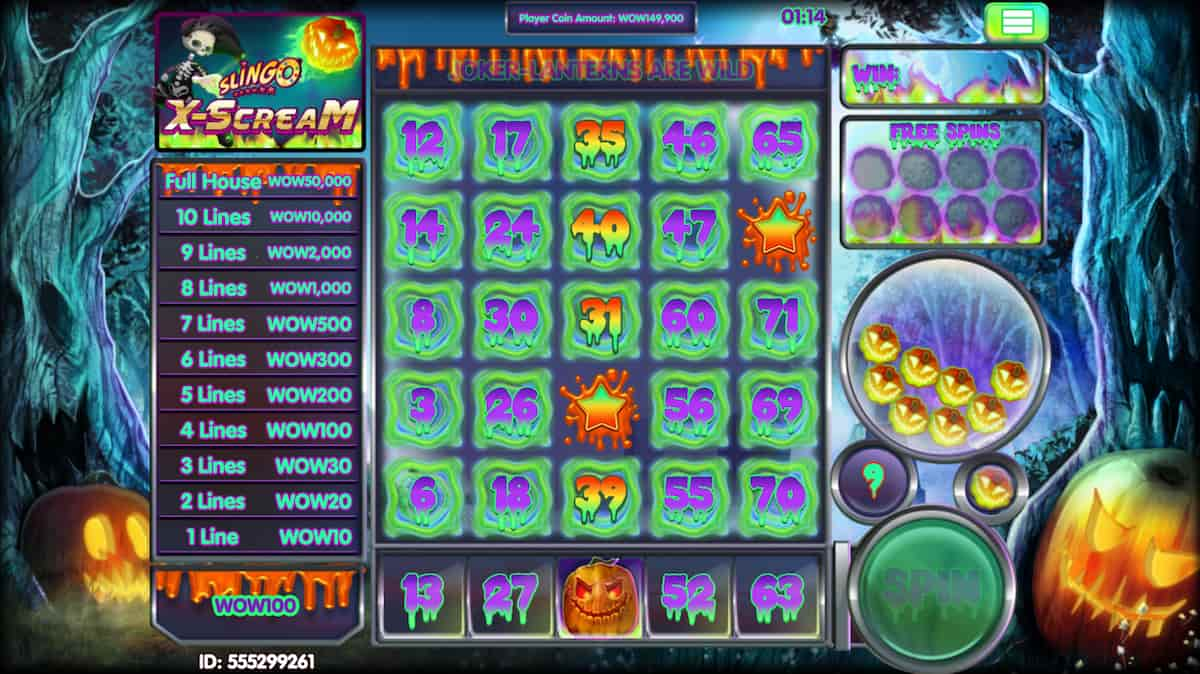 Slingo X-Scream Slot Game