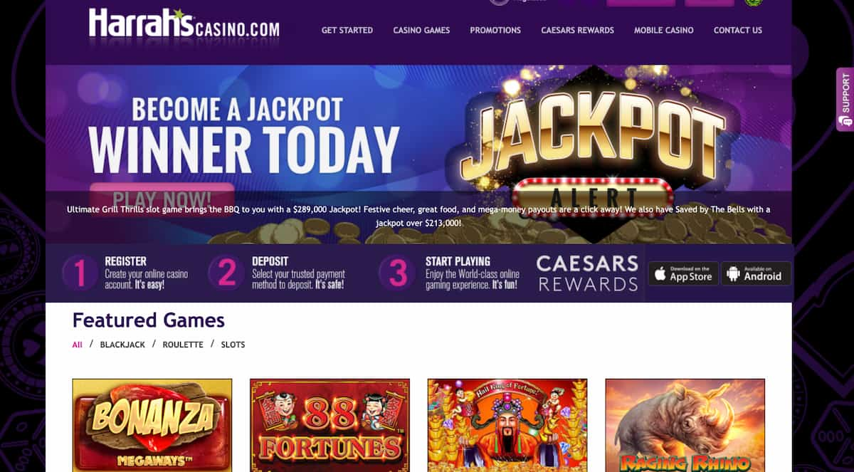 Harrah's Casino Homepage