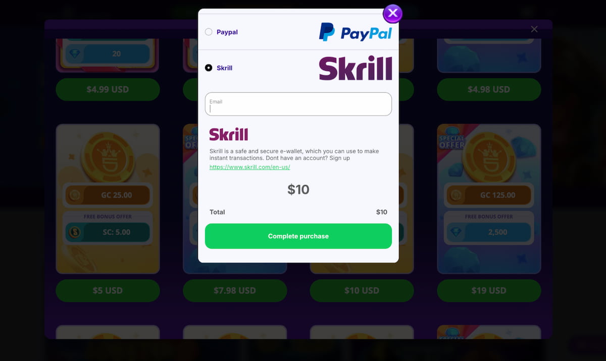 Skrill Casino Payment Method