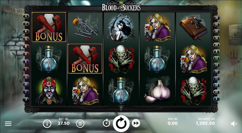 Blood Suckers slot reels