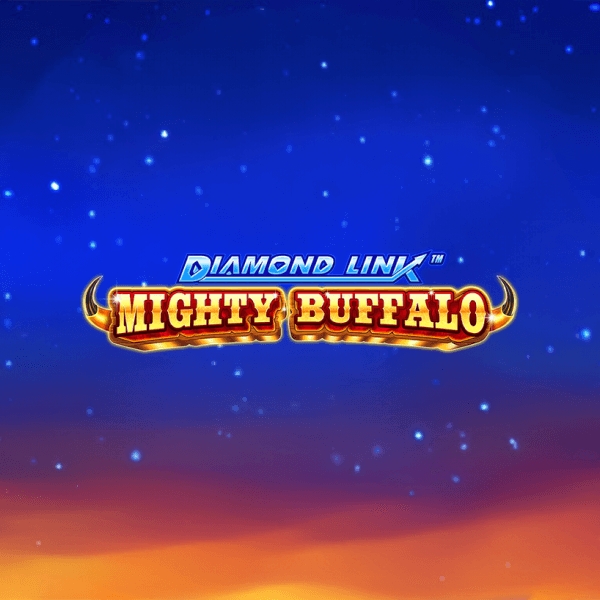 Logo image for Diamond Link Mighty Buffalo Slot Logo