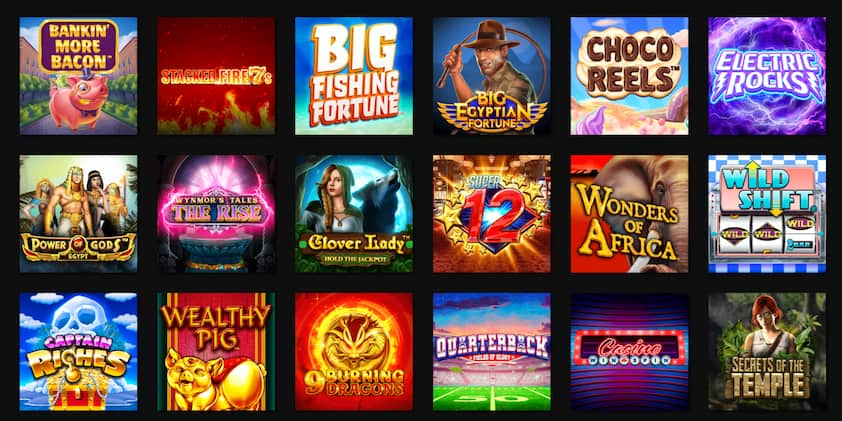 PlayStar Casino slot selection