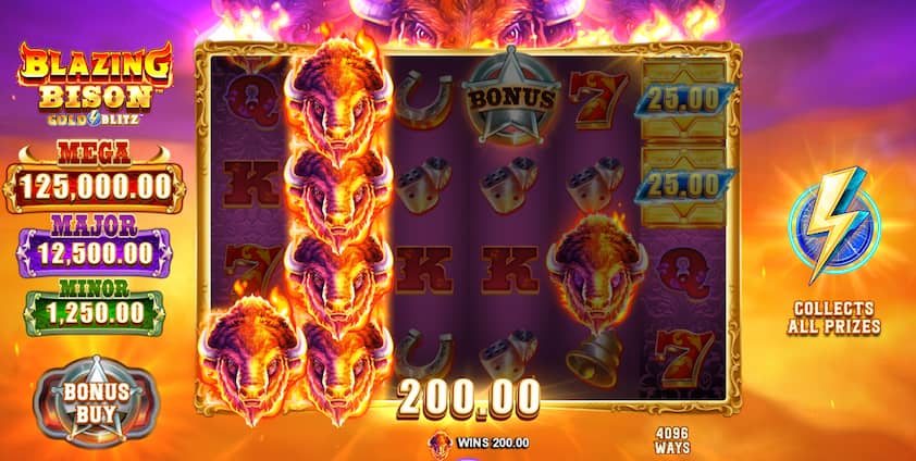 Blazing Bison Gold Blitz Slot Bison