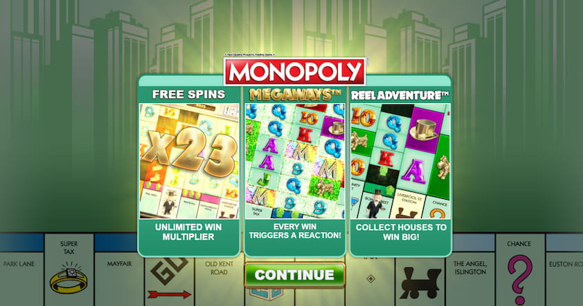 Monopoly Megaways Slot Features