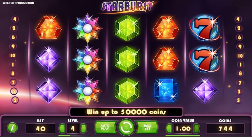 Starburst slot reels