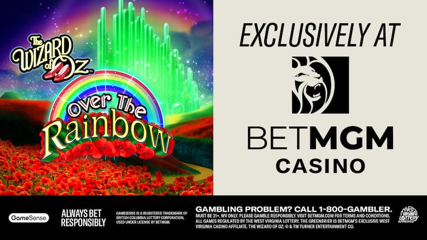 BetMGM Casino The Wizard of Oz: Over The Rainbow Slot