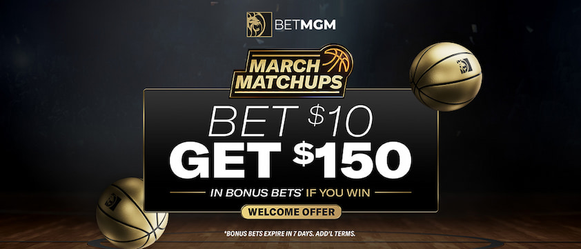 BetMGM Sportsbook March Matchups Special Offer in Selected States