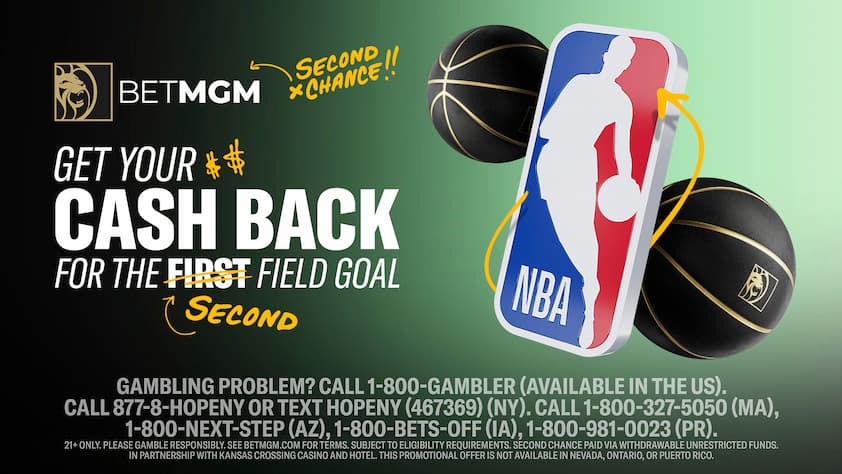 BetMGM NBA Playoffs Second Chance Promo