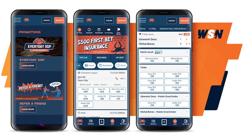 Sportsbook Apps Crab Sports App