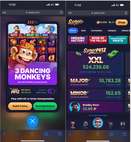 SpreePotz Jackpot Spree casino
