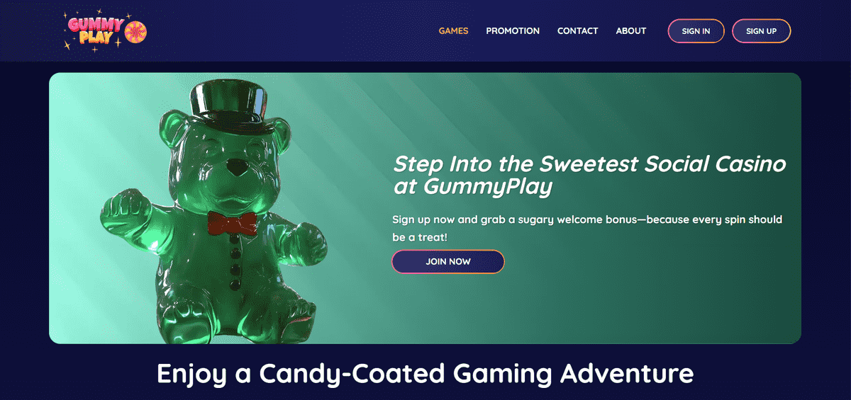 GummyPlay home page