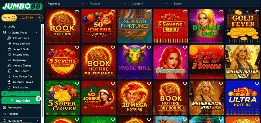 Jumbo88 Slot Games