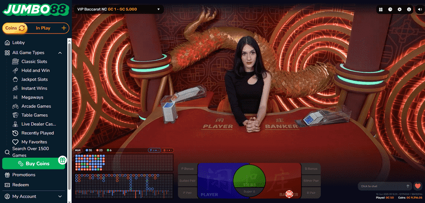 jumbo88 live dealer