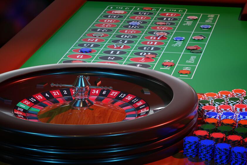 Casino Roulette Table