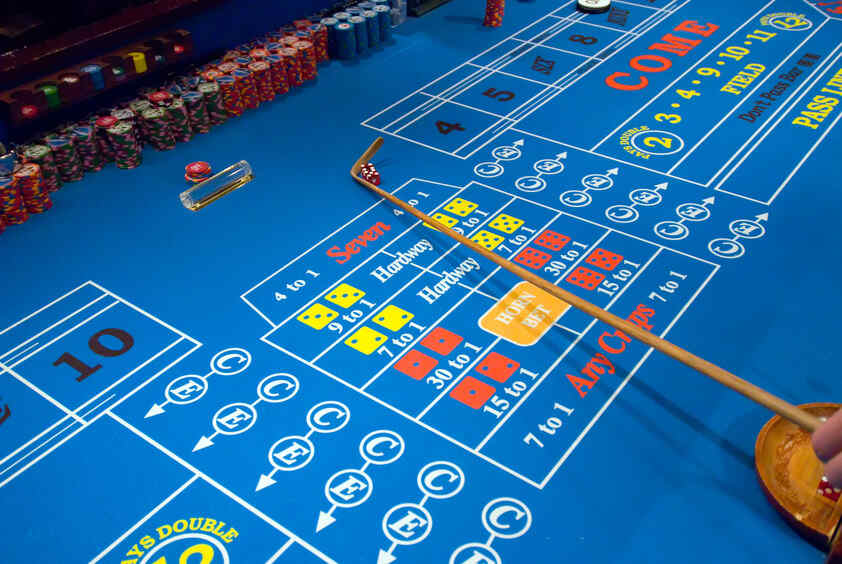 Casino Craps Table