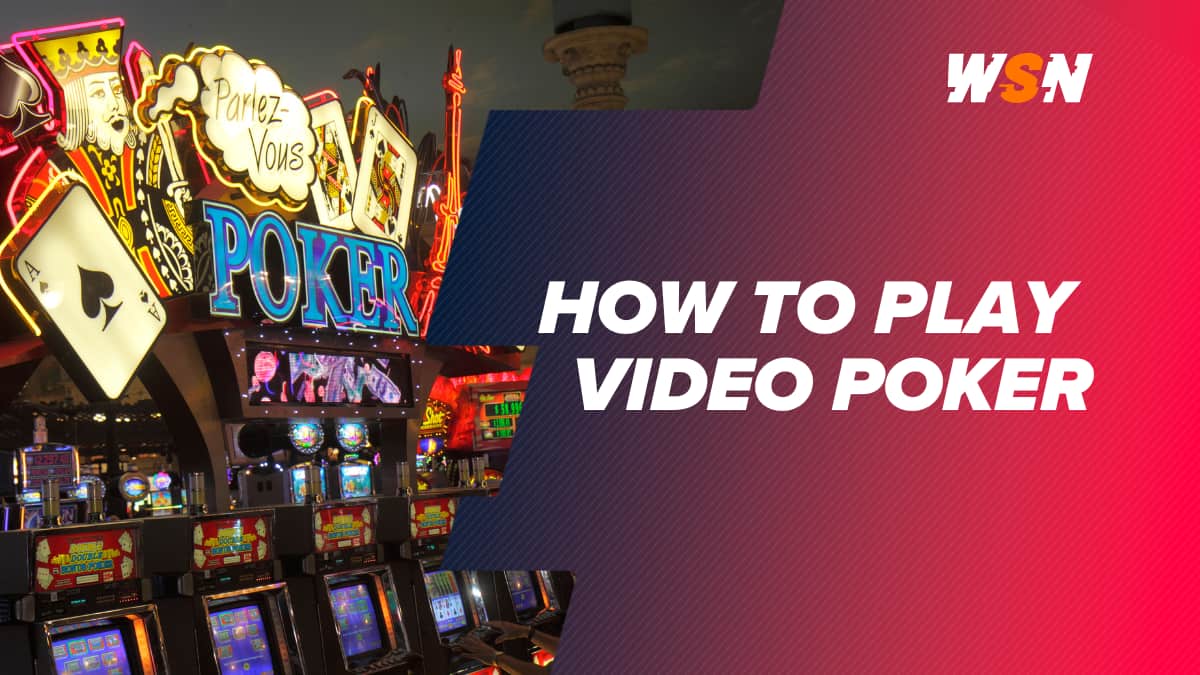 How to play video poker at online casino feature image