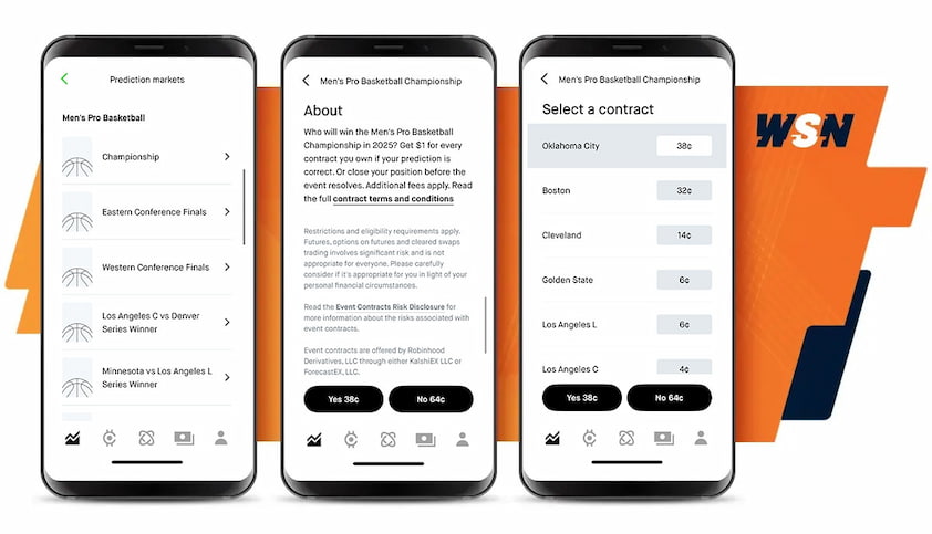 Robinhood Sports Trading Platform Mobile App