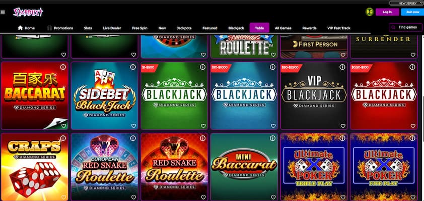Stardust Casino Roulette Game Section