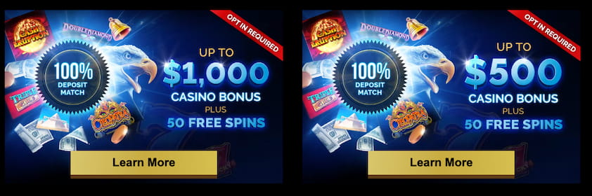 Eagle Casino Promotions and Bonuses