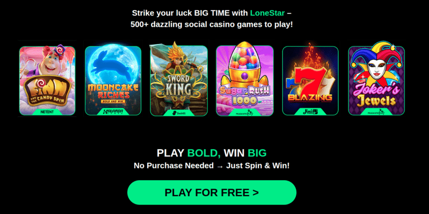 LoneStar Casino games