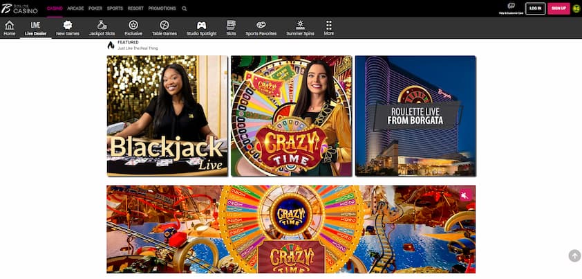 Borgata Live Casino Games
