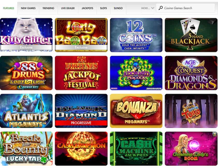 Tropicana Casino Slot Games
