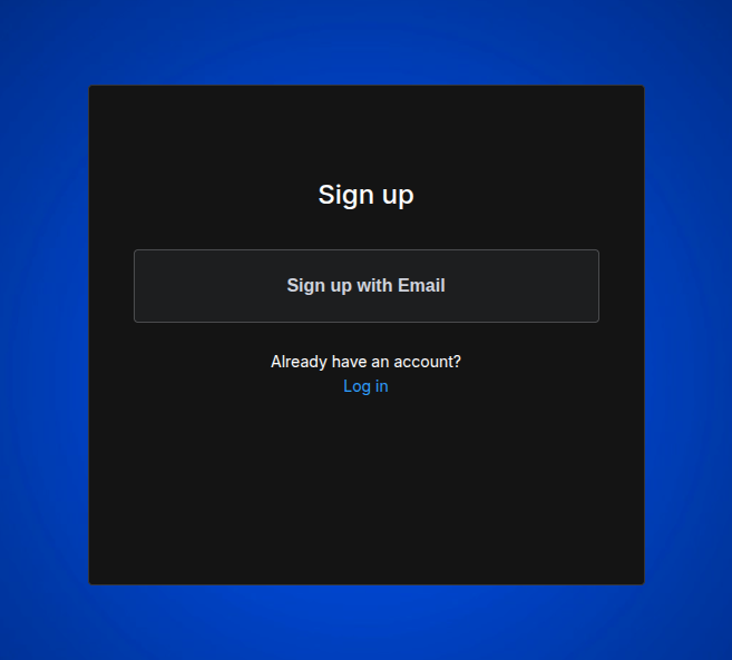 PeakPlay Signup