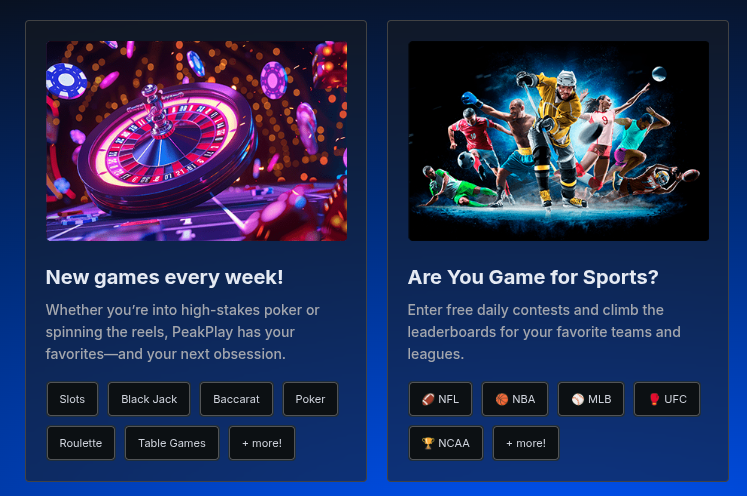 PeakPlay Games