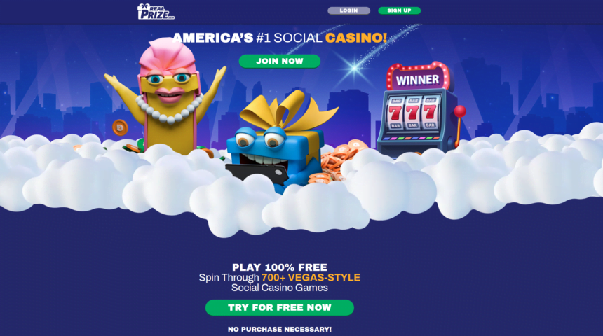 Real Prize Homepage