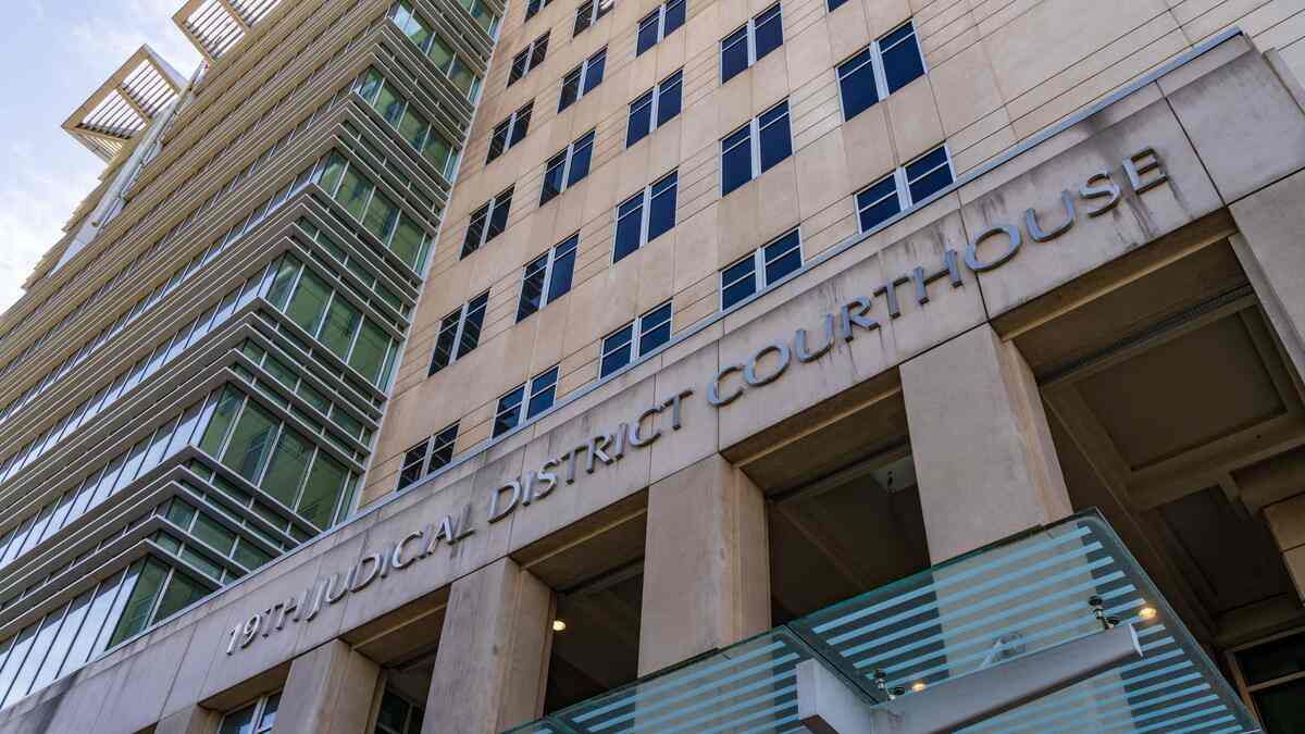 19th Judicial District Courthouse in the state capital of Louisiana