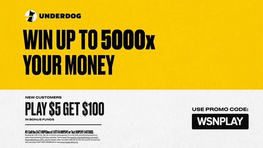 Underdog Fantasy Promo WSNPLAY