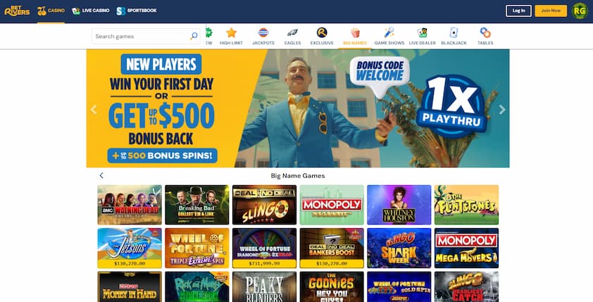 BetRivers Casino Bonus Offer