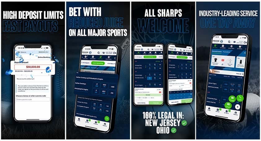 Prime Sportsbook Mobile App
