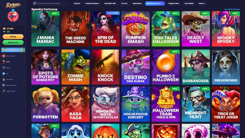 Spree Sweep Halloween Bonus