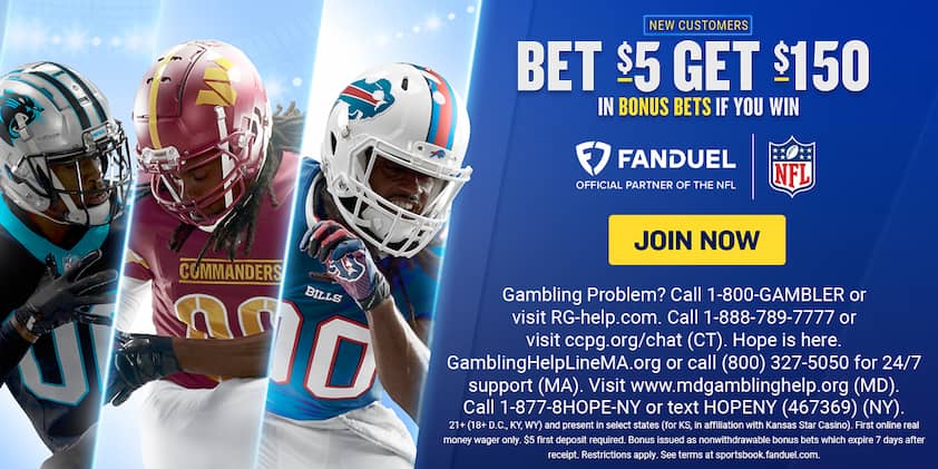 FanDuel Sportsbook Promo Bet $5, Get $150