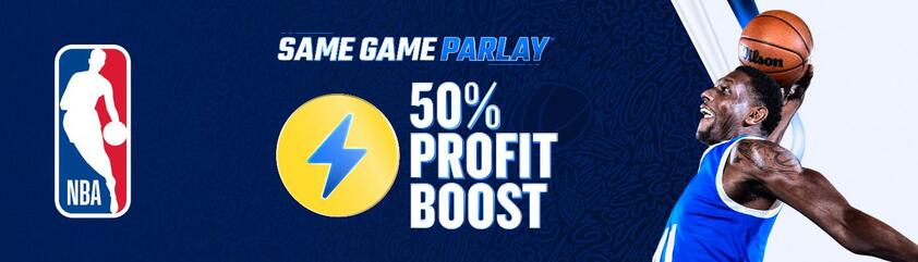 Same Game Parlay 50% Profit Boost Fan Duel