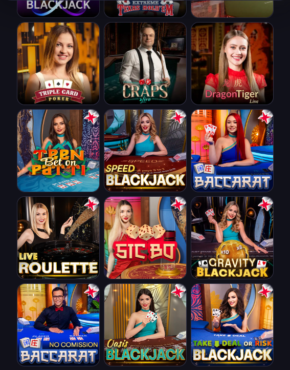 Lucky Rush Casino Game Show category