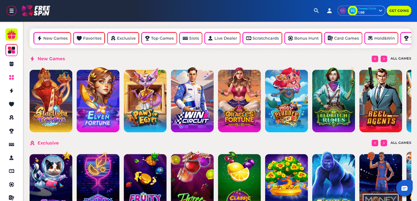 Free Spin User Experience