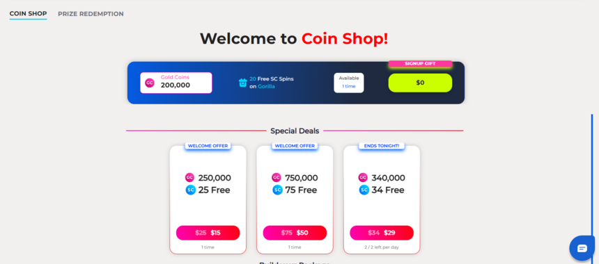 Free Spin Coin Shop