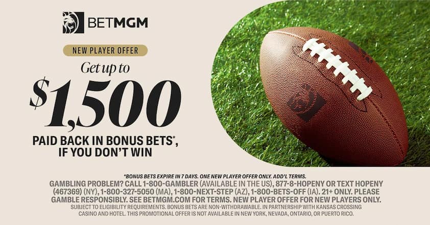 BetMGM Bonus Code WSNSPORTS for $1,500 in Bonus Bets