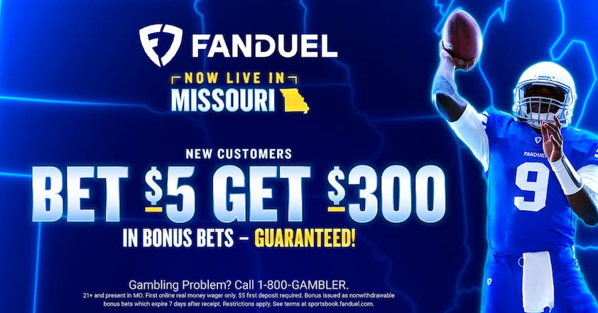 FanDuel Missouri Promo Code Get $300 in Bonus Bets
