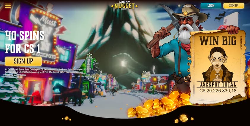 Lucky Nugget Casino Nova Scotia Homepage