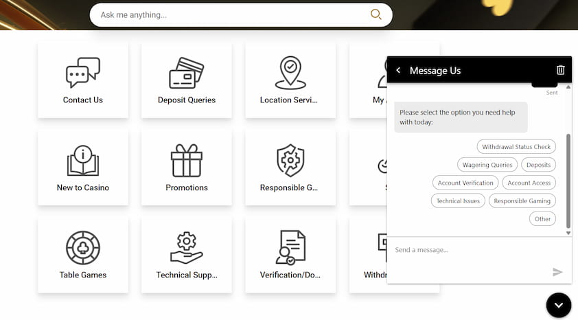 Gaming Club Casino Live Chat