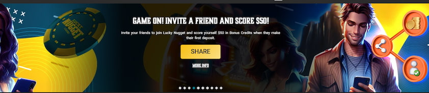 Lucky Nugget Casino Referral Program