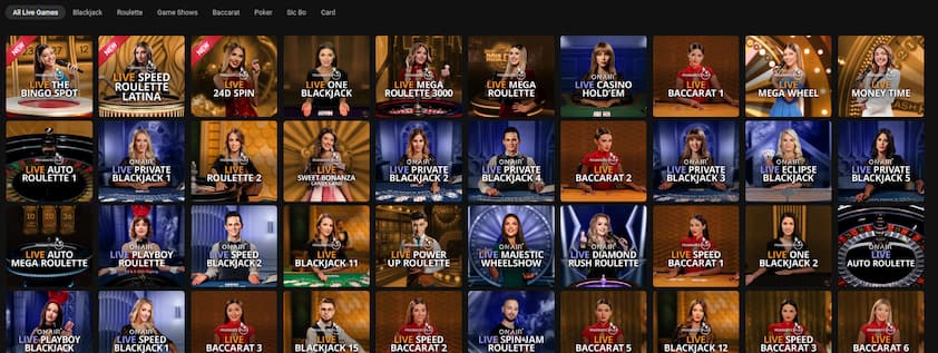 Lucky Nugget Casino Live Table Games