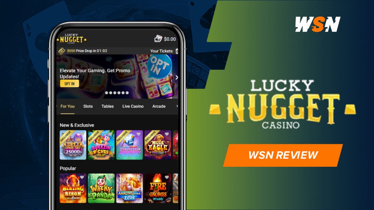 Lucky Nugget Casino Review Feature Image