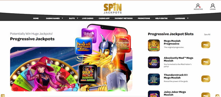 Spin Casino Quebec Homepage