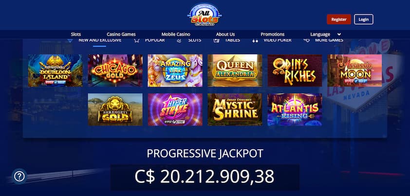 All Slots Casinos British Columbia Homepage