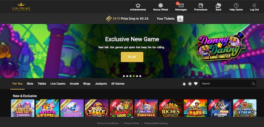 Euro Palace Casino Prince Edward Island Homepage